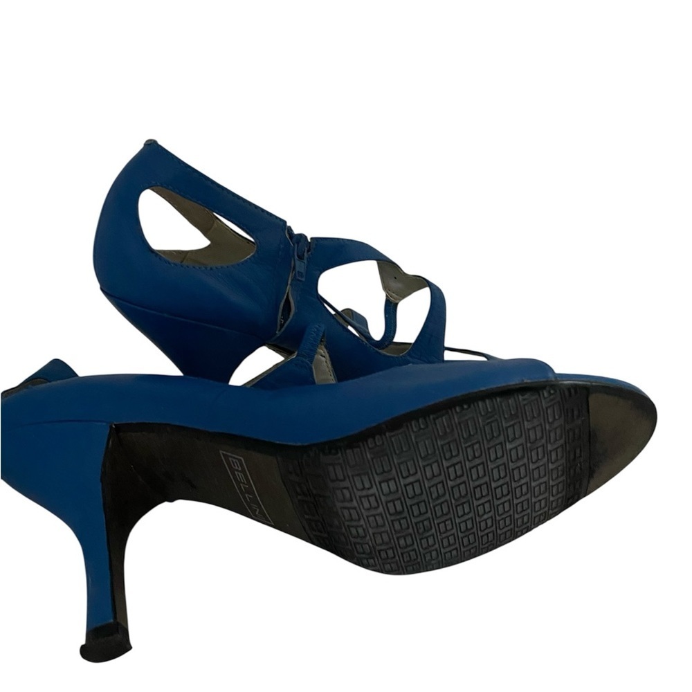 Bellini Blue Heels Stylish Open Design - Picture 3 of 3